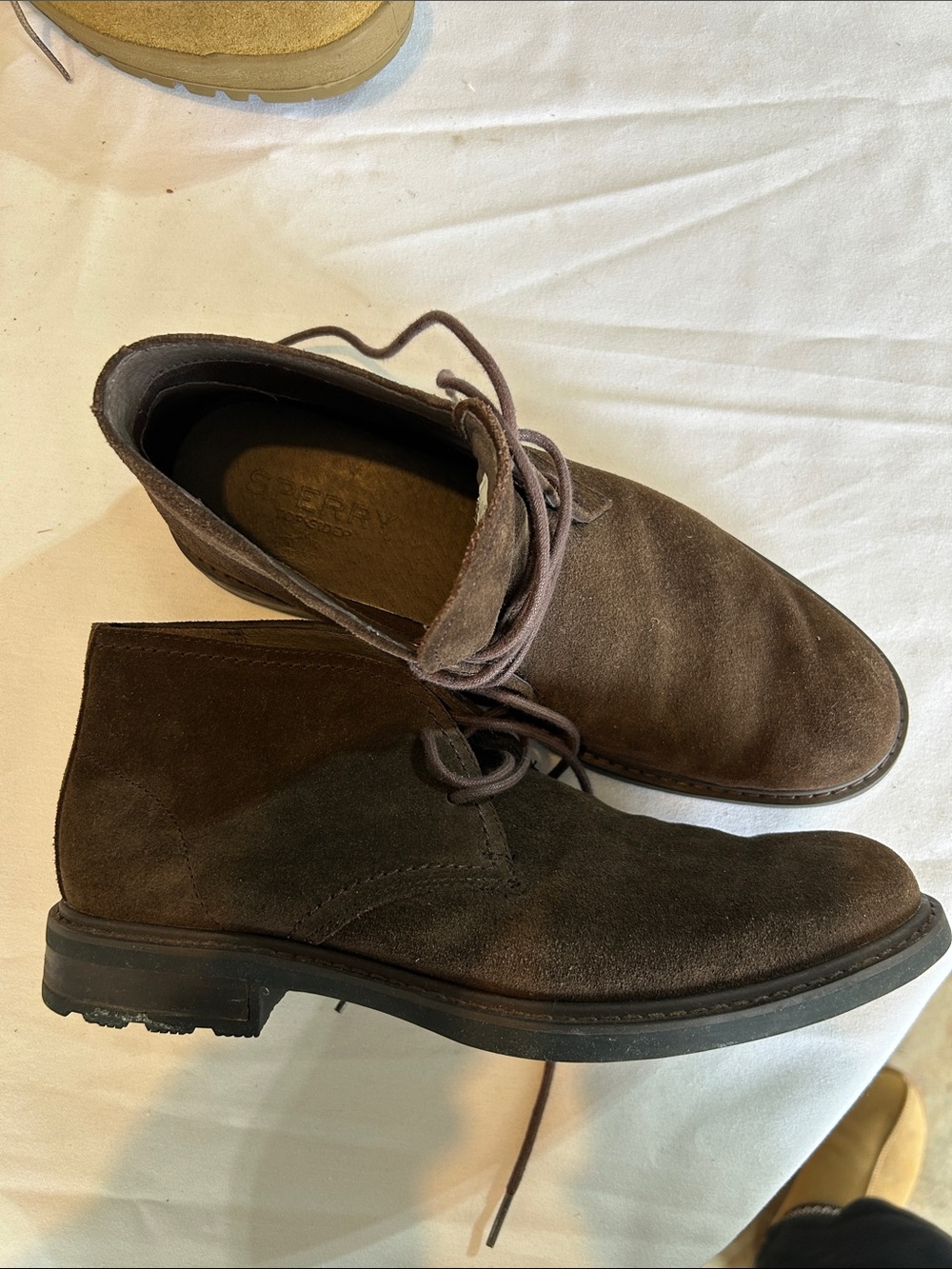 Men's Brown Suede Sperry Chukka Boots